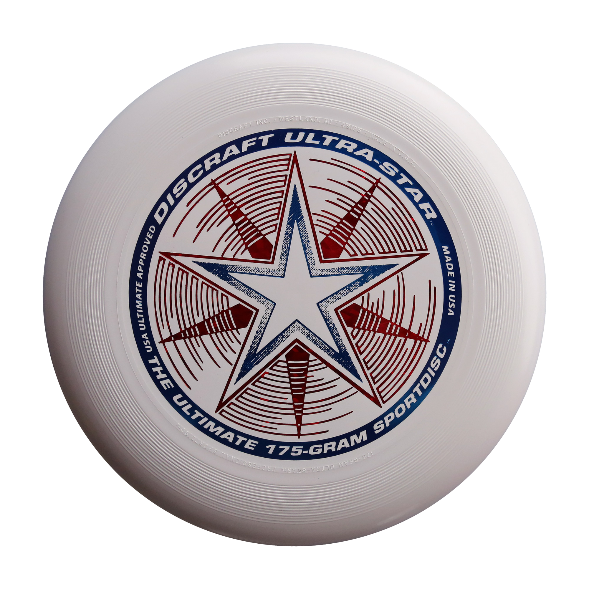 Discraft 175g Ultimate Frisbee Ultrastar white